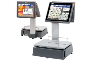 Весы торговые с чекопечатью Dibal D955D 12.1"/12.1"